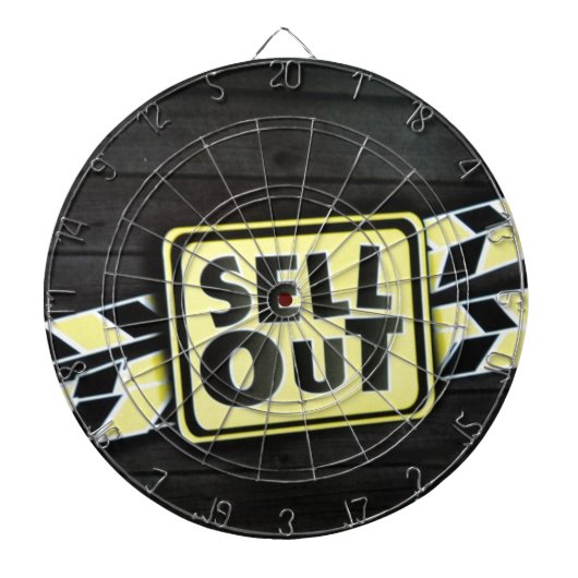 Uitverkochte Kunstprint Dartbord (Voorkant)
