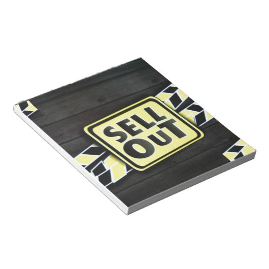 Uitverkochte Kunstprint Notitieblok (Schuin)