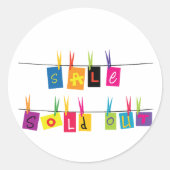 Uitverkochte Sign Stickers (Voorkant)