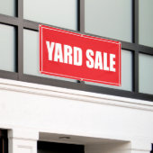 Uitverkoop 3x5 Banner bij reuzel (Buitenkant Gebouw)