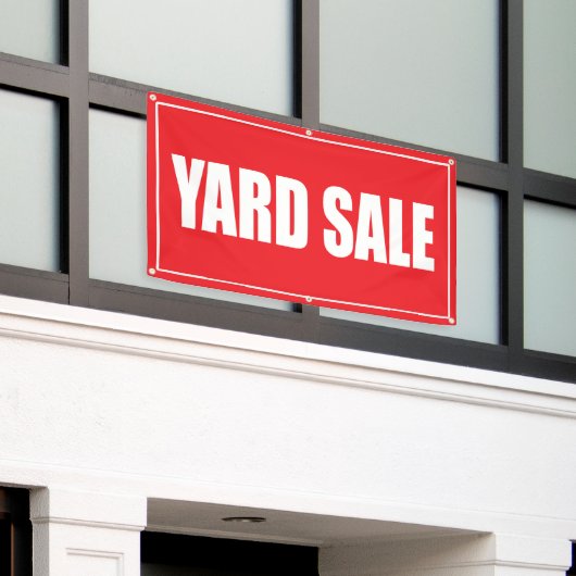 Uitverkoop 3x5 Banner bij reuzel (Buitenkant Gebouw)