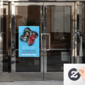 Uitverkoop Aanbieding Aangepaste vensterklemming Raamsticker (Kantoordeur)