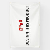 UITVERKOOP! Banner - 120x180 cm - Buitengebruik me (Verticaal)