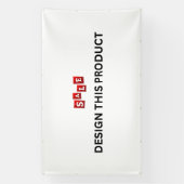 UITVERKOOP! Banner - 180x300 cm - Buitengebruik me (Verticaal)