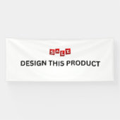 UITVERKOOP! Banner - 4'x10' - Binnen - Op maat (Horizontaal)