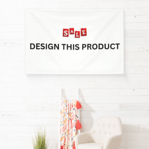 UITVERKOOP! Banner - 4'x6' - Binnen - Op maat