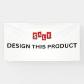 UITVERKOOP! Banner - 4'x8' - Binnen - Op maat (Horizontaal)