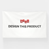 UITVERKOOP! Banner - 6'x10' - Buiten - Op maat (Horizontaal)