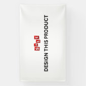 UITVERKOOP! Banner - 6'x10' - Buiten - Op maat (Verticaal)