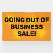 Uitverkoop Banner Bedrijfsbeëindiging (Horizontaal)