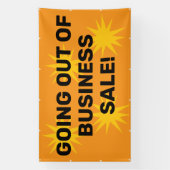 Uitverkoop Banner Bedrijfsbeëindiging (Verticaal)