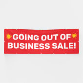 Uitverkoop Banner Bedrijfsbeëindiging (Horizontaal)