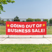 Uitverkoop Banner Bedrijfsbeëindiging (Insitu)