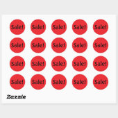 Uitverkoop Eenvoudige Rode Sticker Rond Cirkel (Vel)