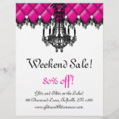 UITVERKOOP Flyer Mode Sieraden Roze Kroonluchter G (Voorkant)