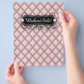 UITVERKOOP Flyer Mode Sieraden Salon Make-up Geste (Hand)