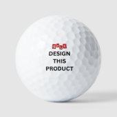 UITVERKOOP! Golfballen - 3 stuks - Op maat (Voorkant)