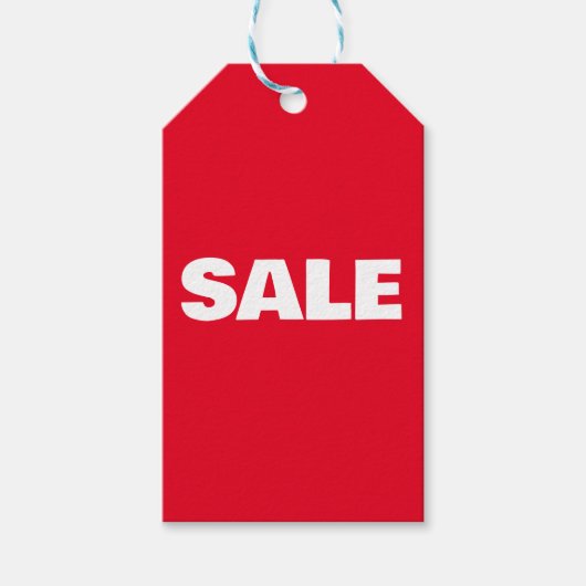 UITVERKOOP KORTING VOOR WINKEL CADEAULABEL (Voorkant)