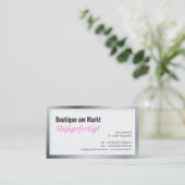 Uitverkoop minikaarten visitekaartje (Staand voorkant)