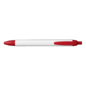 UITVERKOOP! Pen - Blauwe inkt - Op maat - Rood - S (Achterkant)