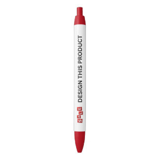 UITVERKOOP! Pen - Blauwe inkt - Op maat - Rood - S