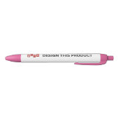 UITVERKOOP! Pen - Rode inkt - Op maat - Roze - Set (Bodem)