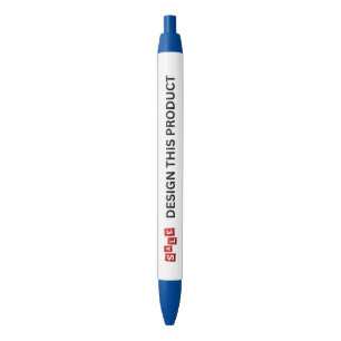 UITVERKOOP! Pen - Zwarte inkt - Op maat - Blauw -
