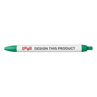 UITVERKOOP! Pen - Zwarte inkt - Op maat - Groen -