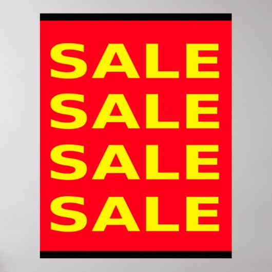 Uitverkoop Poster (Voorkant)