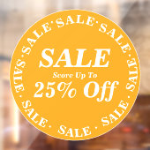 Uitverkoop Raam Sticker voor Opruiming - Aangepast (Vel 2)