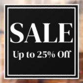 Uitverkoop Ramensticker voor Bedrijven - Aangepast Raamsticker (Vel 2)