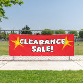 Uitverkoop Rode Banner (Insitu)
