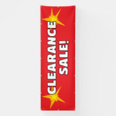 Uitverkoop Rode Banner (Verticaal)