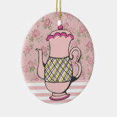 Uitverkoop! theetijd keramisch ornament (Rechts)