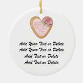 Uitverkoop! theetijd keramisch ornament (Achterkant)