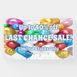 Uitverkoop Vinyl Banner 90 x 150 cm Spandoek