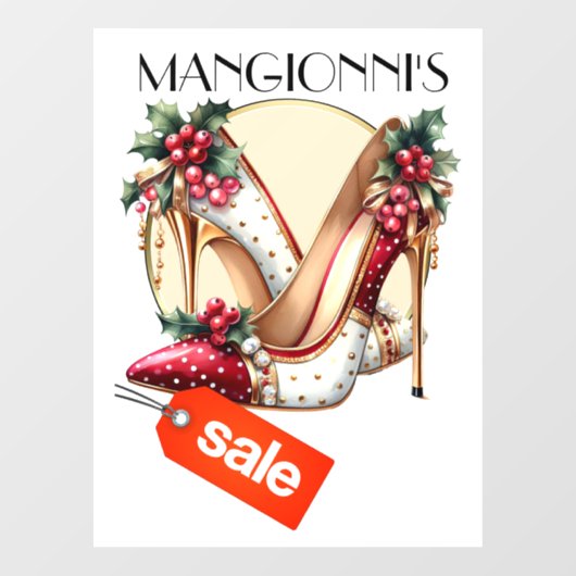 UITVERKOOP WINKELBORD RAAMSTICKER (Vel)