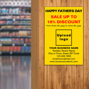 Uitverkoop Zakelijke Poster Vaderdag Geel