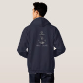 Uitverkoopprijs voor heren pullover hoodie (Achterkant volledig)
