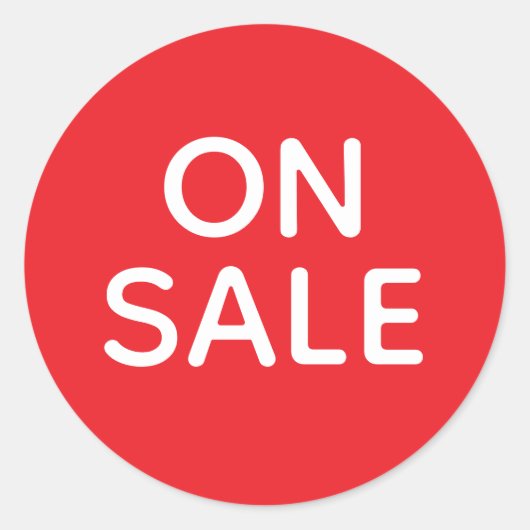Uitverkoopsticker | Rode Label Promotie (Voorkant)