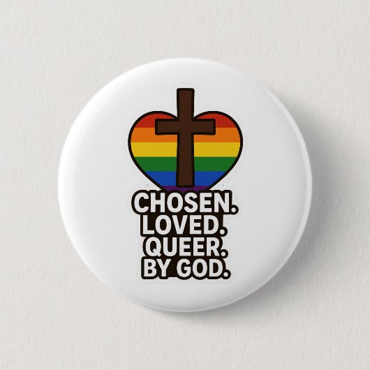 Uitverkoren door God Button (Voorkant)