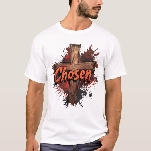 Uitverkoren in Christus T-shirt (Voorkant)