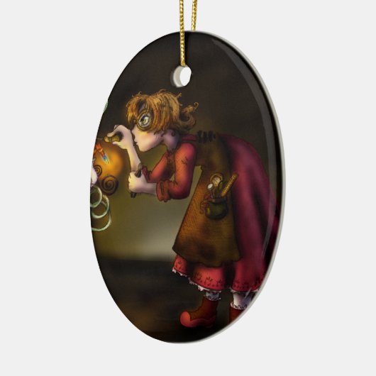 uitvinder keramisch ornament (Links)