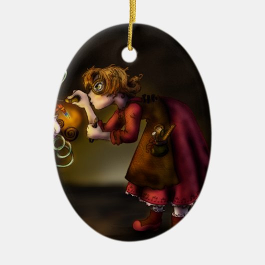 uitvinder keramisch ornament (Voorkant)