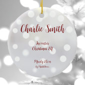 Uitvinder Kerst Elf Keramisch Ornament