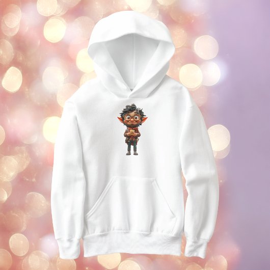 Uitvinder Kerst Elf Meisje Hoodie