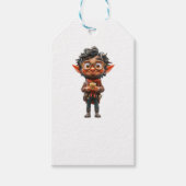 Uitvinder Kerst Elf Witte Gift Labels Cadeaulabel (Voorkant)