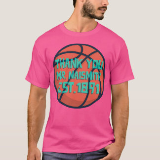 Uitvinder van basketbal - basketbalspeler geschenk t-shirt