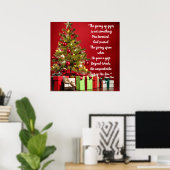 Uitvinder van geschenk geven, God gaf poster van z (Thuiskantoor)