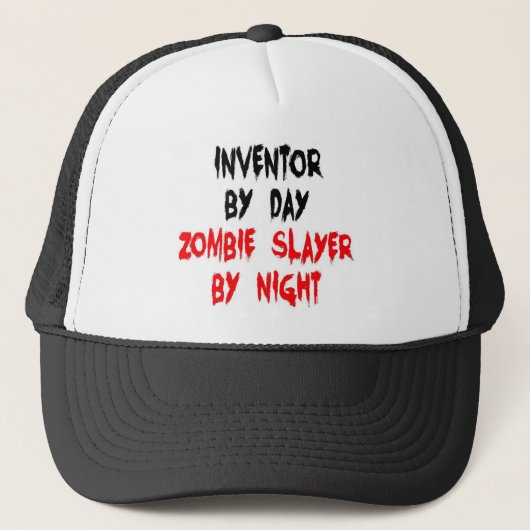 Uitvinder Zombie Slayer Trucker Pet (Voorkant)